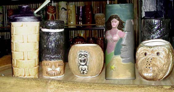 Tiki King's luau 2000 Tiki Mugs