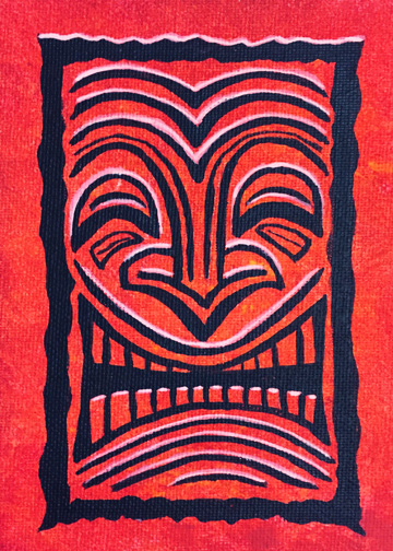 blue blinky, a painting by Tiki King