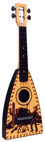 Cowboy Fluke ukulele by Tiki King