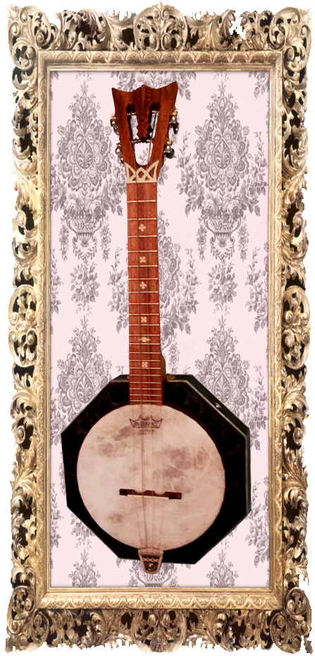 Octagonal faceted Banjo Uke