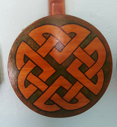 celtic Uke knots detail