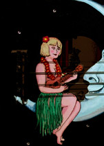 Cigarbox Art Ukulele #2 by Tiki King