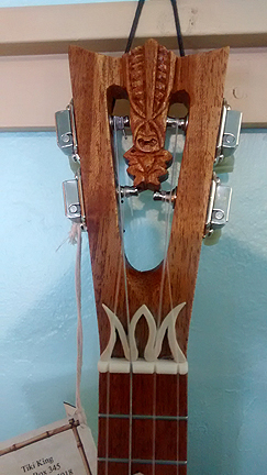 compass theme Banjo Uke headstock by Tiki King, from: www.tikiking.com