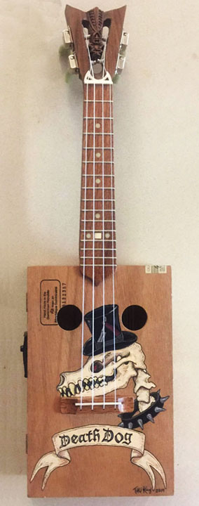 death dog cigarbox Ukulele