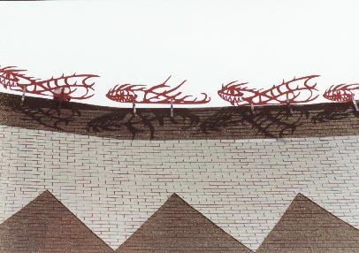 the roof line of the kahiki