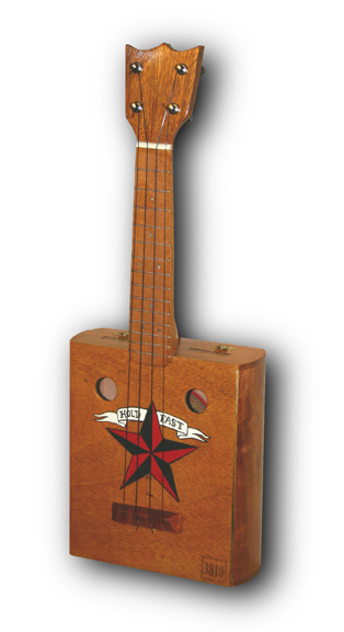 Tiki King custom cigar box Ukulele