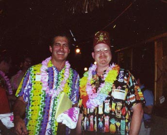 Tiki King with Jo Bob Briggs at the Kahiki