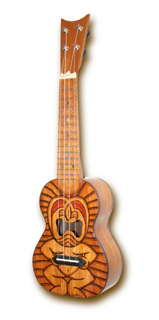 Turtle Ukulele by Tiki King