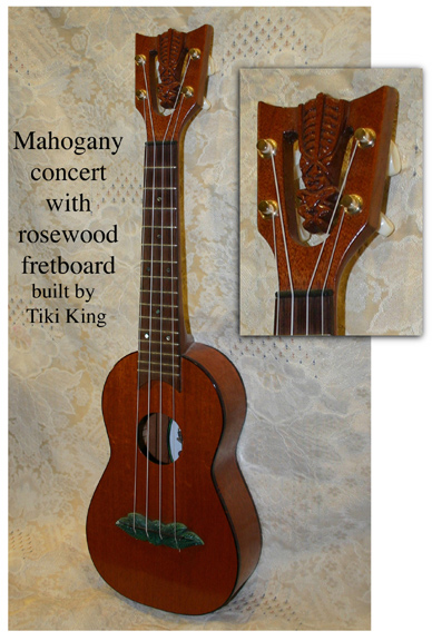 concert Tiki ukulele