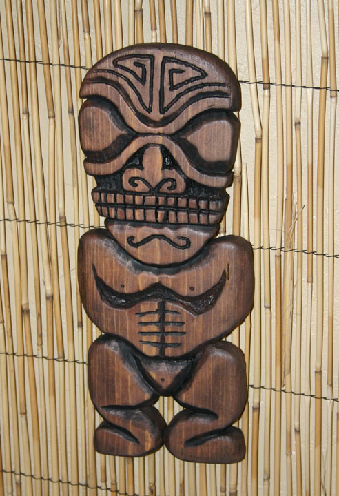 Marquesean style tiki carving by Tiki King