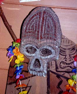  Mask in the Tiki King lounge