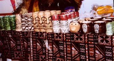 luau 2002 tiki mugs by Tiki King