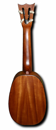 Pineapple Tiki ukulele #9 back