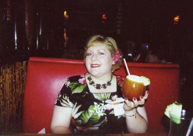 Tiki Queen at the last night of the Kahiki