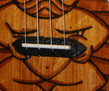 Tiki Koa Ukulele body by Tiki King