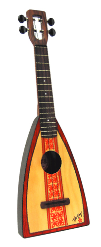 surf fluke ukulele by Tiki King