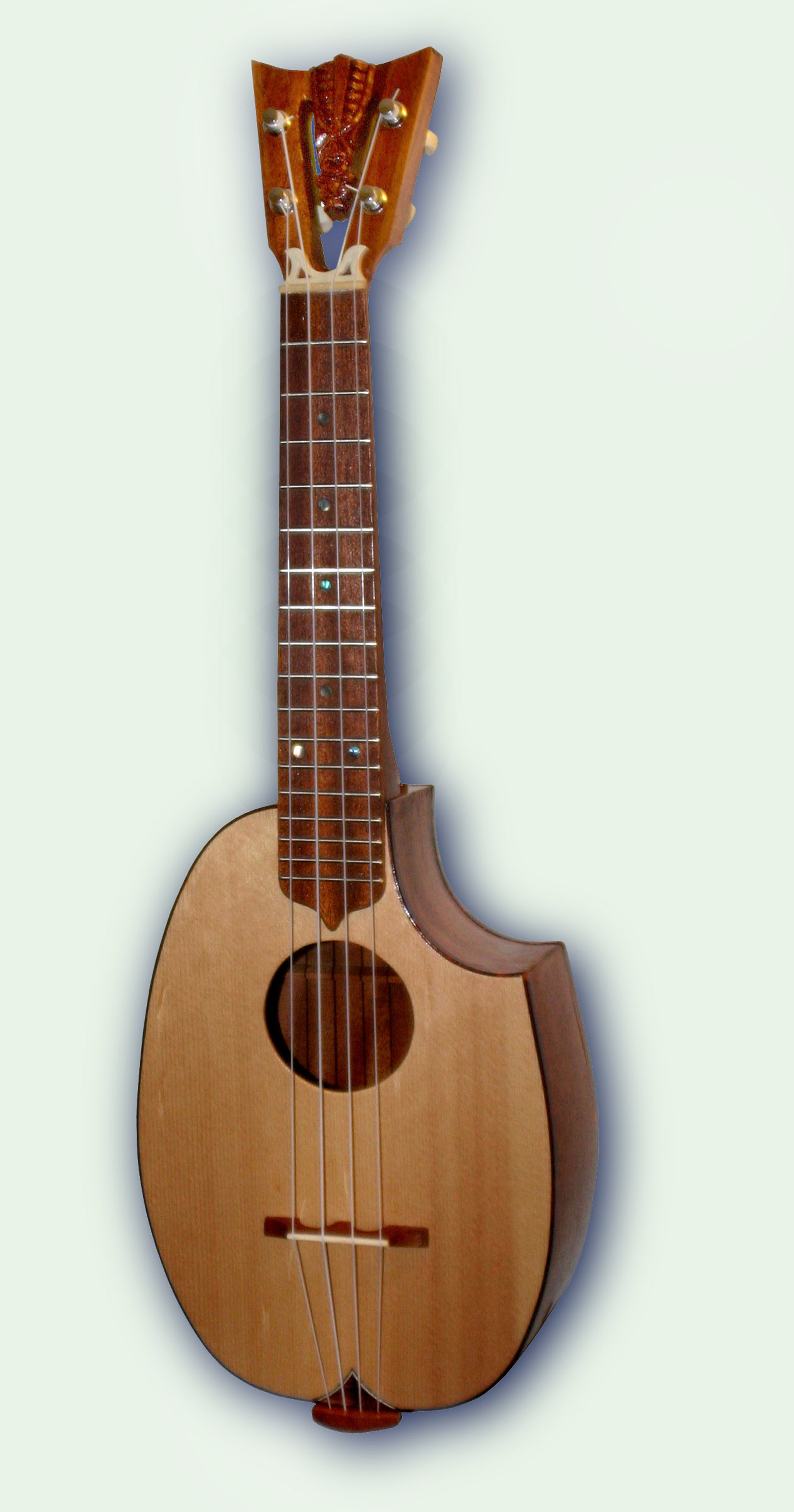 Tail piece Ukulele by Tiki King