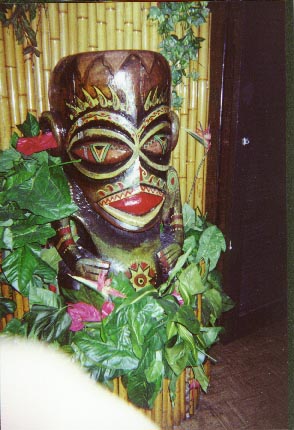 a Tiki at the Kahiki