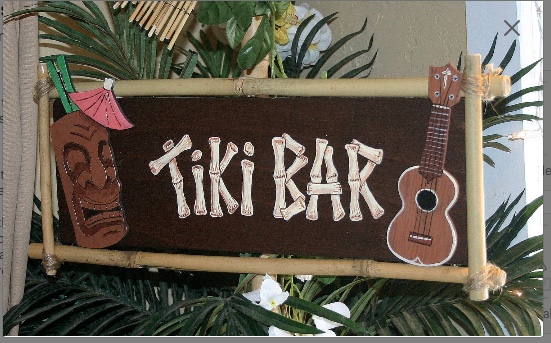 tiki bar sign by Tiki King