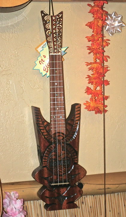 solid body Tiki Ukulele #2 by Tiki King