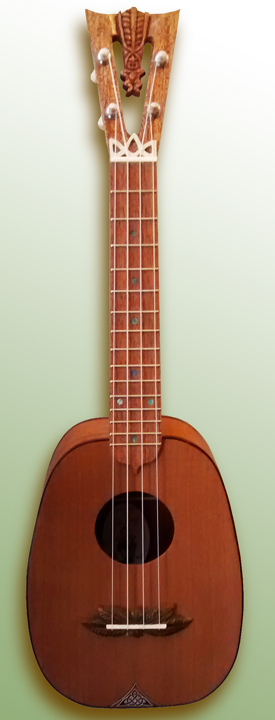 Tiki King celtic Ukulele, #47 full