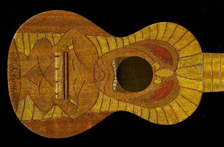 tiki ukulele soundboard