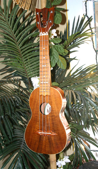 Tiki King custom Traditional Koa Concert Ukulele #2