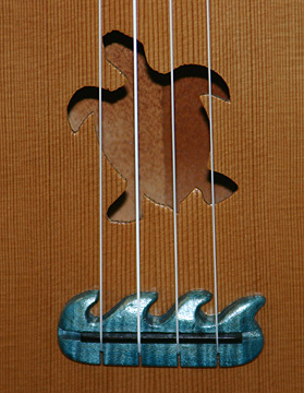 Turtle Ukulele body by Tiki King