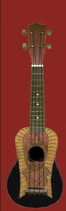 Tiki King tiki art Ukulele 3