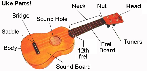 ukulele diagram