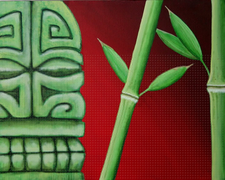 Skull study, a painting by Tiki King