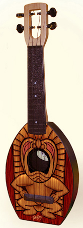 tiki Flea Ukulele by Tiki King