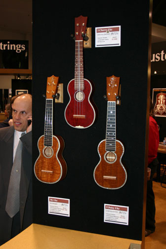 New offerings from Martin. a style 3 in Cherry, a 5K and the Daisy at the NAMM Show January 17th-18th 2008 in Anaheim, CA.