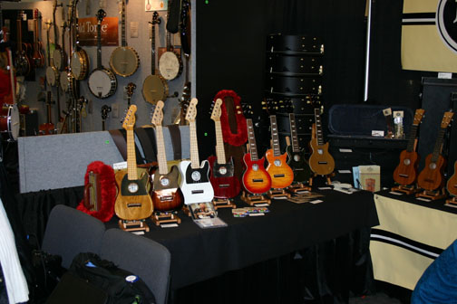 The Kiwaya Booth at the NAMM Show January 17th-18th 2008 in Anaheim, CA.
