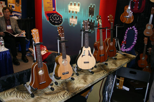 Ohana Ukuleles at the NAMM Show January 17th-18th 2008 in Anaheim, CA.