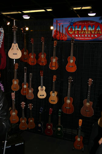 Even more Ohana Ukuleles at the NAMM Show January 17th-18th 2008 in Anaheim, CA.