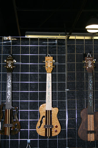 and more Custom Ukes from BugsGear/EleUke at the NAMM Show January 17th-18th 2008 in Anaheim, CA.
