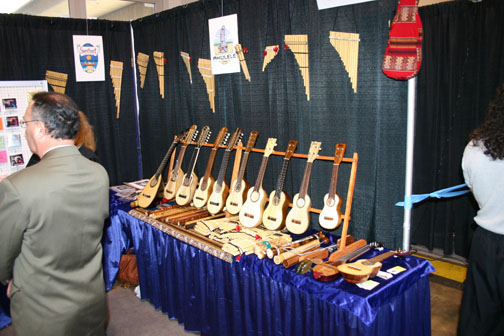 Joseph Todaros booth at the NAMM Show January 17th-18th 2008 in Anaheim, CA.