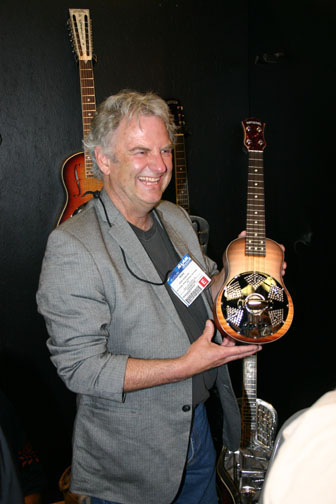 a National Resophonic Ukulele at the NAMM Show January 17th-18th 2008 in Anaheim, CA.