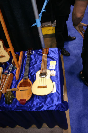 a nice Akulele at Joseph Todaro's booth. NAMM Show January 17th-18th 2008 in Anaheim, CA.