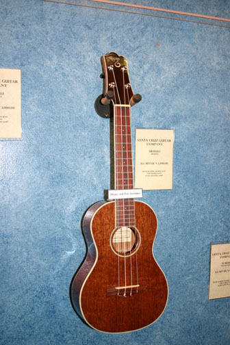another nice Uke from Santa Cruz Guitar Company at the NAMM Show January 17th-18th 2008 in Anaheim, CA.