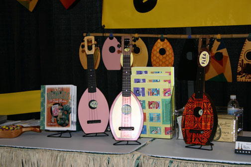 New Tiki King Designs at Fleamarket Music-Magic Fluke at the NAMM Show January 17th-18th 2008 in Anaheim, CA.