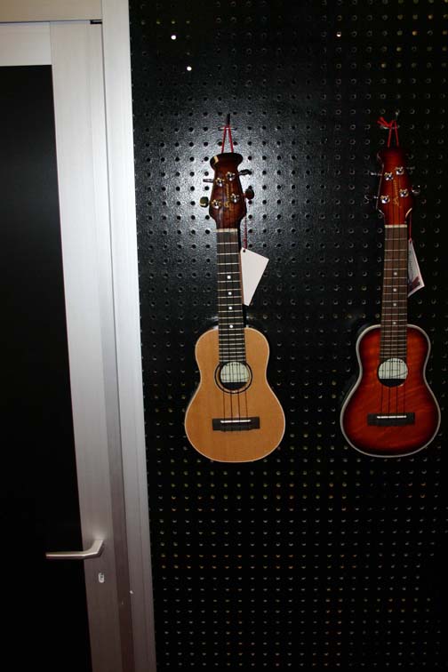 Ukuleles by Summco Company at the NAMM Show January 16th-19th 2008 in Anaheim, CA.