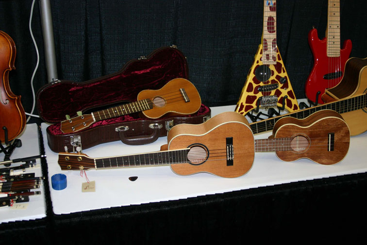 Ukuleles by Aileen at the NAMM Show January 16th-19th 2008 in Anaheim, CA.