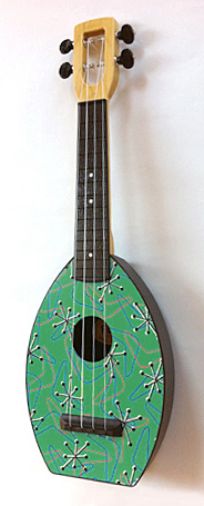 atomic age flea Ukulele by Tiki King