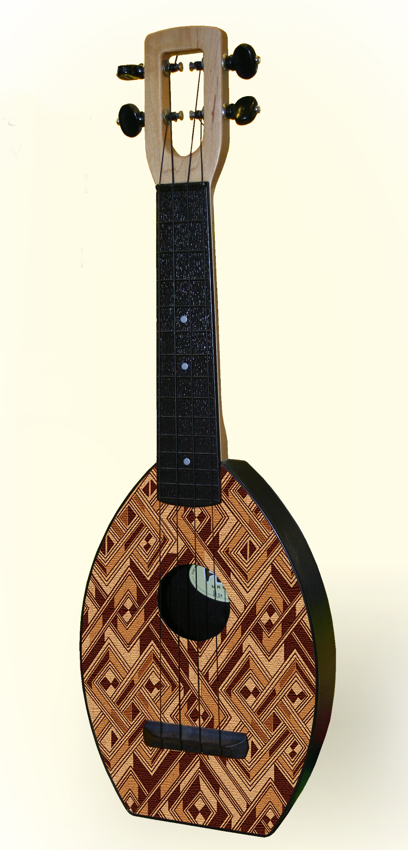 kente Flea ukulele by Tiki King