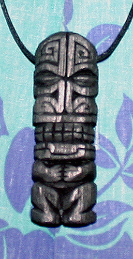 Mark 2 black necklace by Tiki King