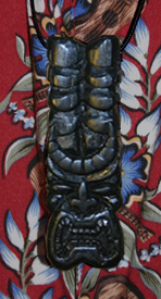 big guy necklace in black by Tiki King