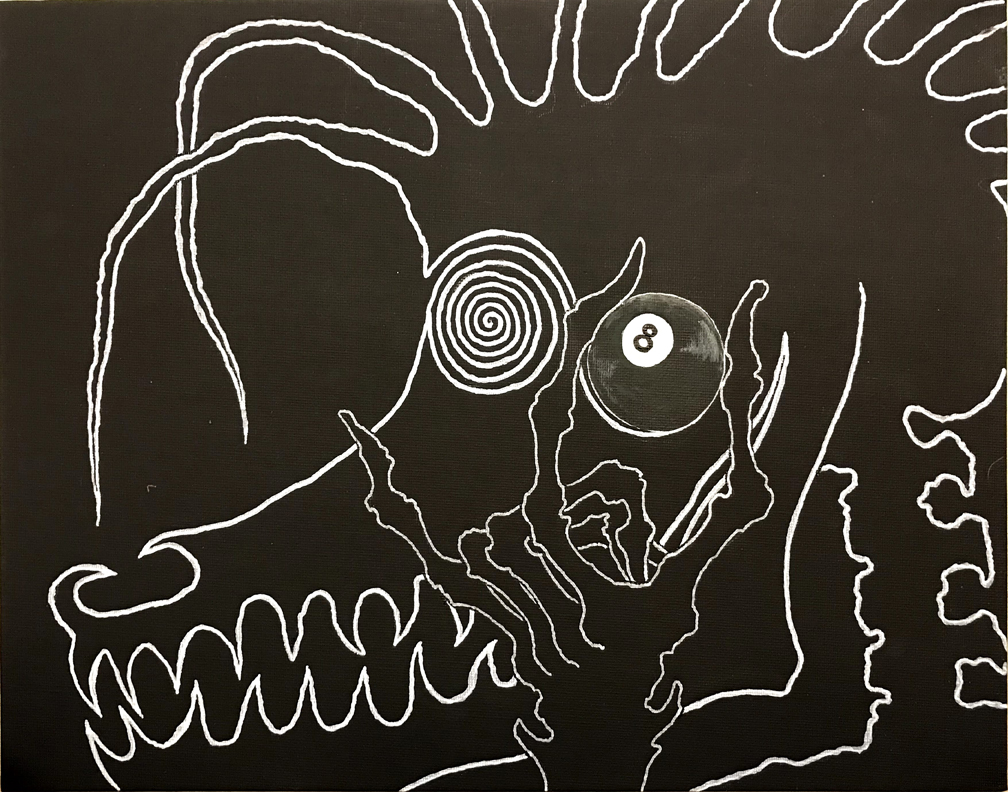 soul, 8 ball No. 1. A Soul painting from J.P.T.K.B