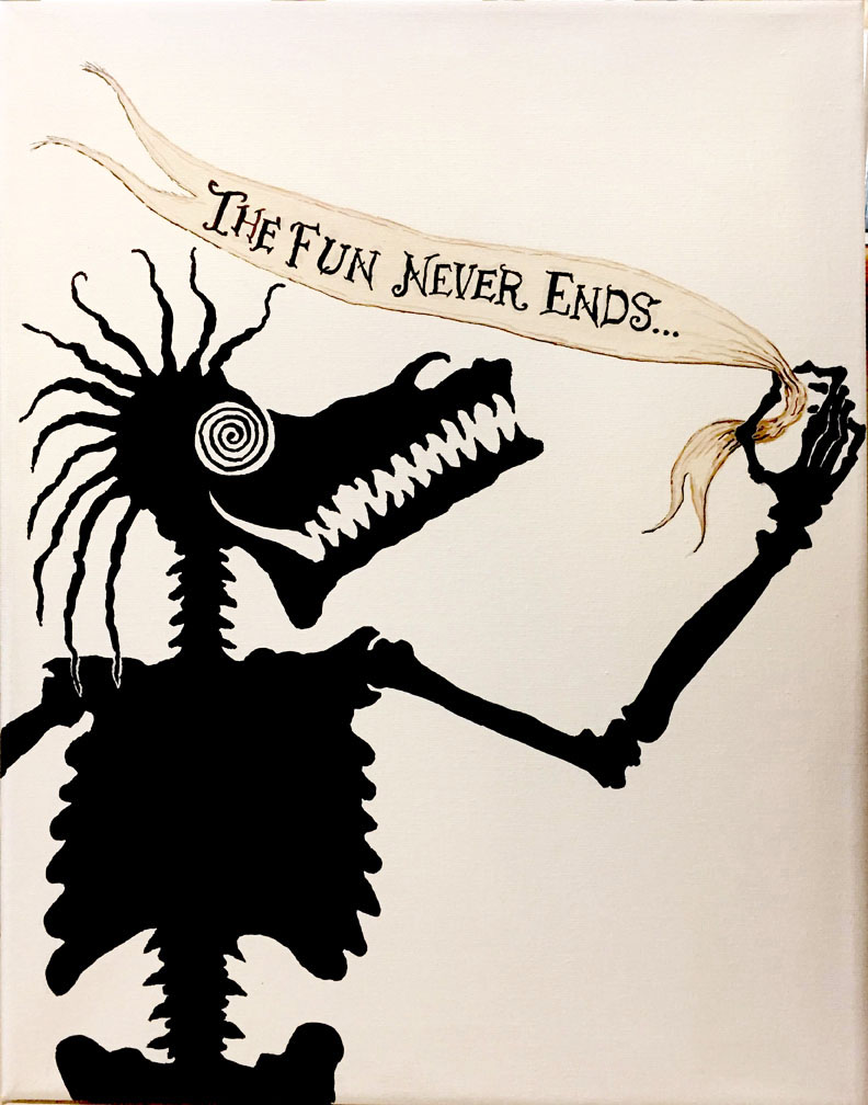 the fun never ends, A Soul painting from J.P.T.K.B